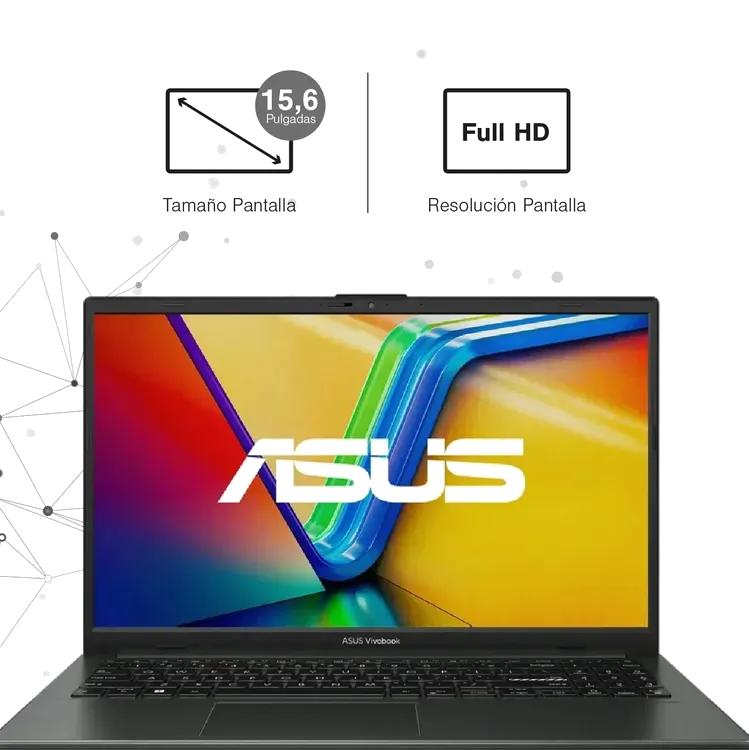 Portátil ASUS Vivobook Go 15 E1504GA-NJ531W Intel® Core™ i3-N305, 15,6" FHD, 8GB, 512 SSD,Windows 11 Home - Image 2